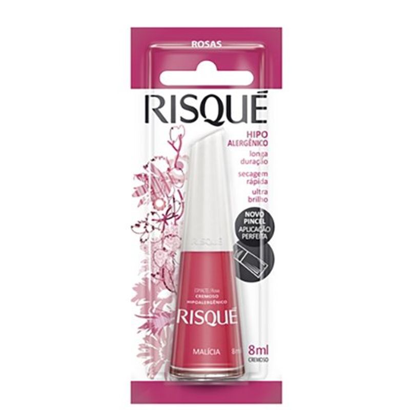 risqué rosa cremoso malícia cl 8ml