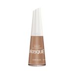 esmalte risqué metálico ouro nude blister 8ml