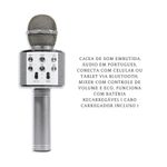 microfone infantil bluetooth zoop toys prata zp00994 (mp)