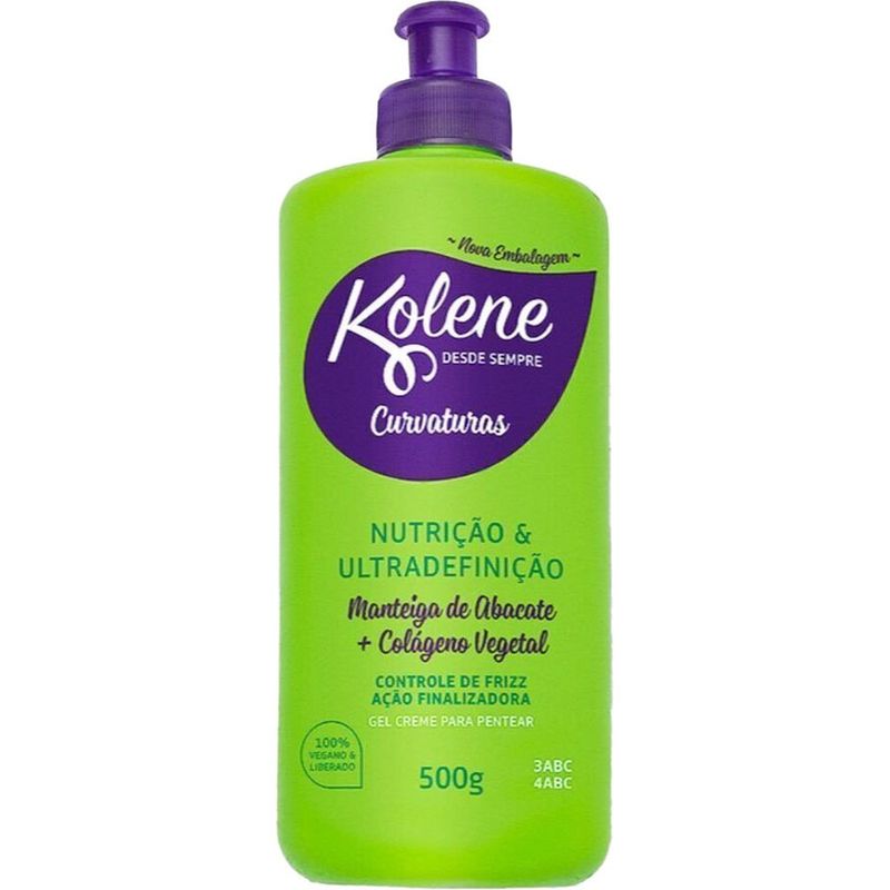 creme para pentear kolene curvatura 500g