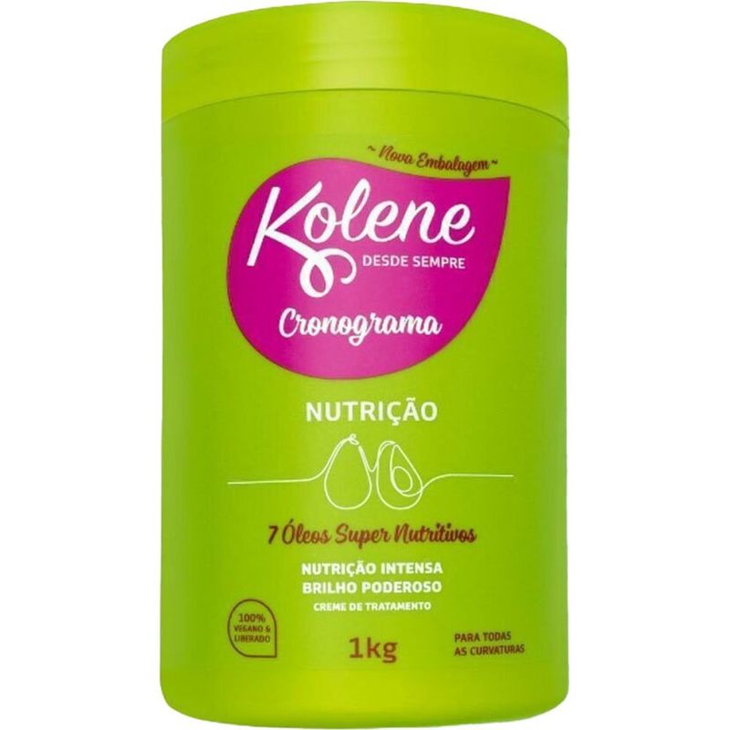 creme de tratamento kolene cronograma nutrição 1kg