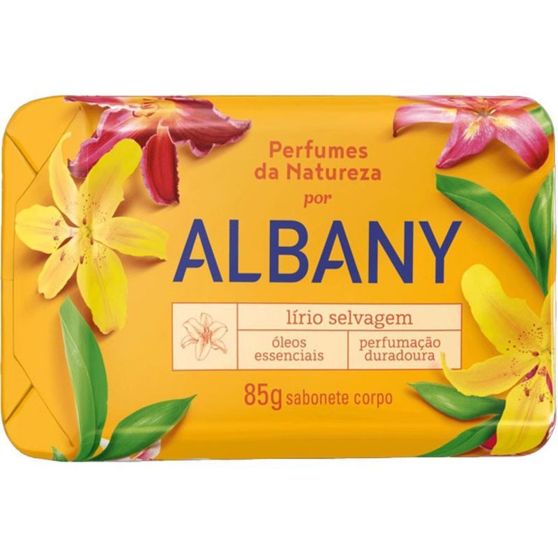 sabonete albany lírio selvagem 85g