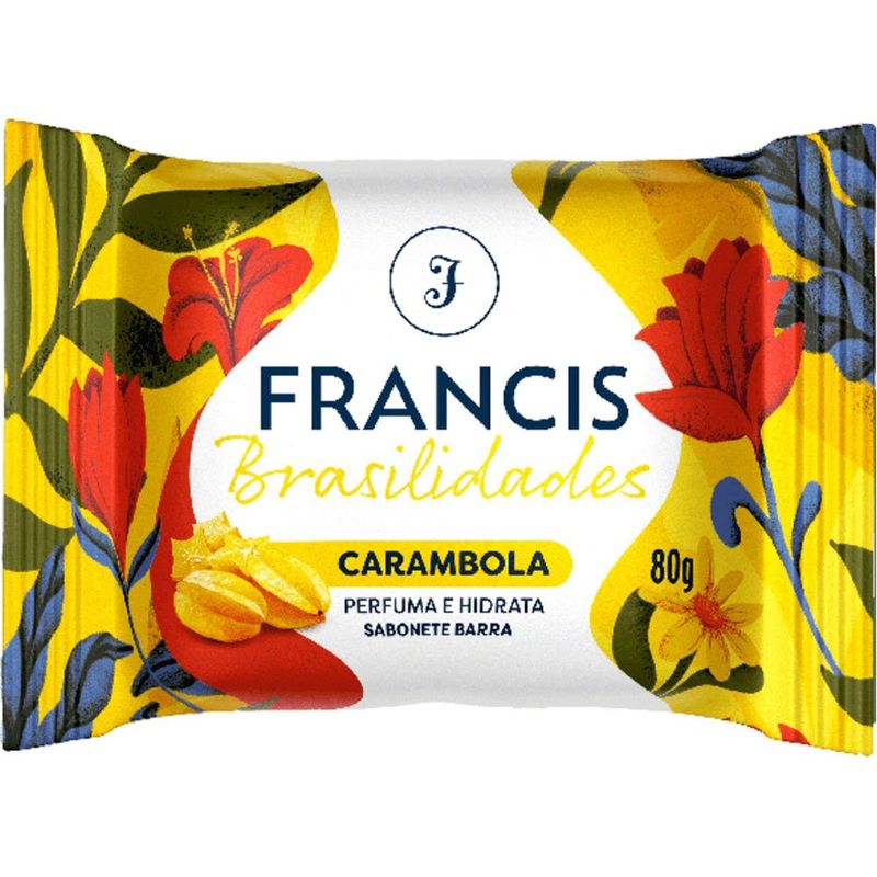 sabonete em barra francis brasilidades carambola 80g