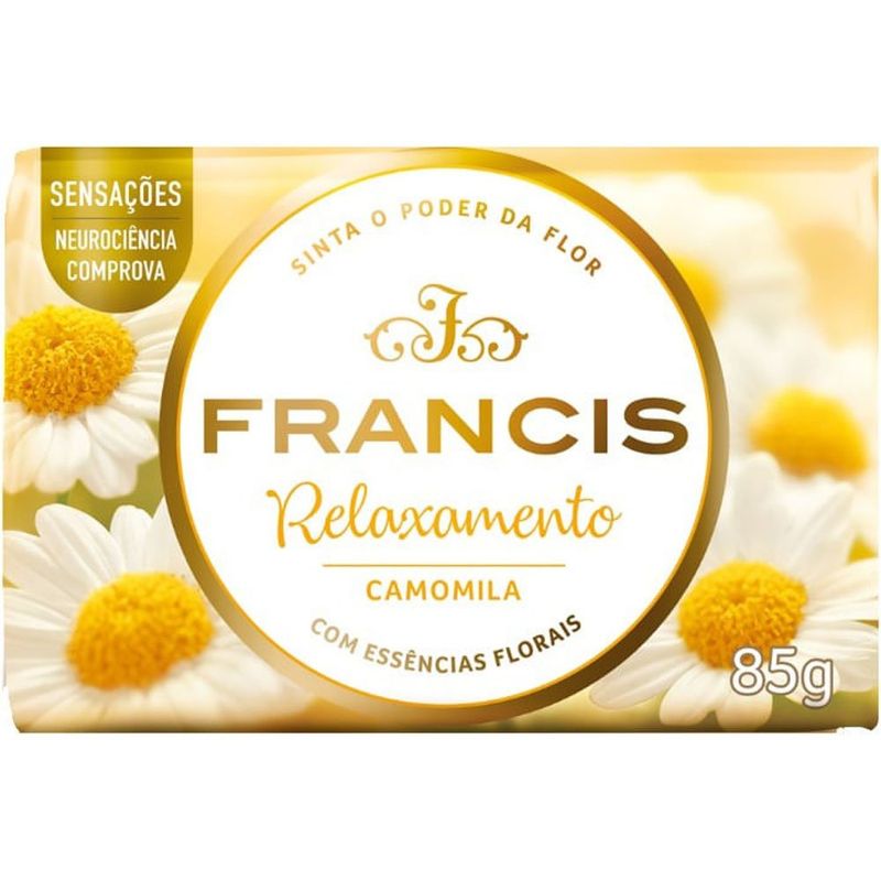 sabonete em barra francis relaxamento camomila 85g