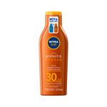 protetor solar nivea protect & bronze fps 30 200ml