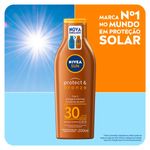 protetor solar nivea protect & bronze fps 30 200ml