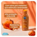 protetor solar nivea protect & bronze fps 30 200ml