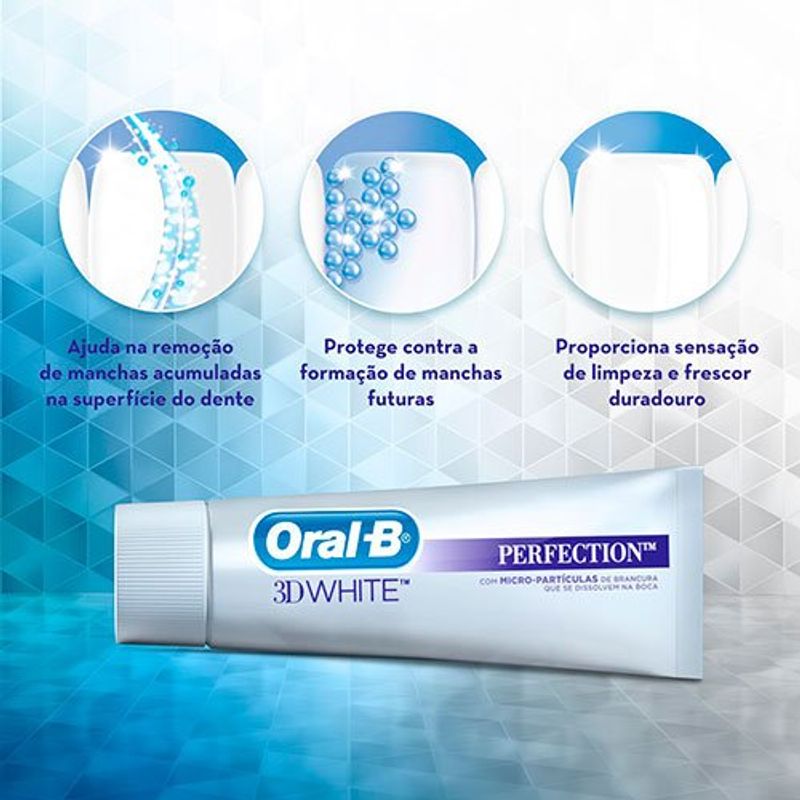 creme dental oral-b 3d white perfection 75ml
