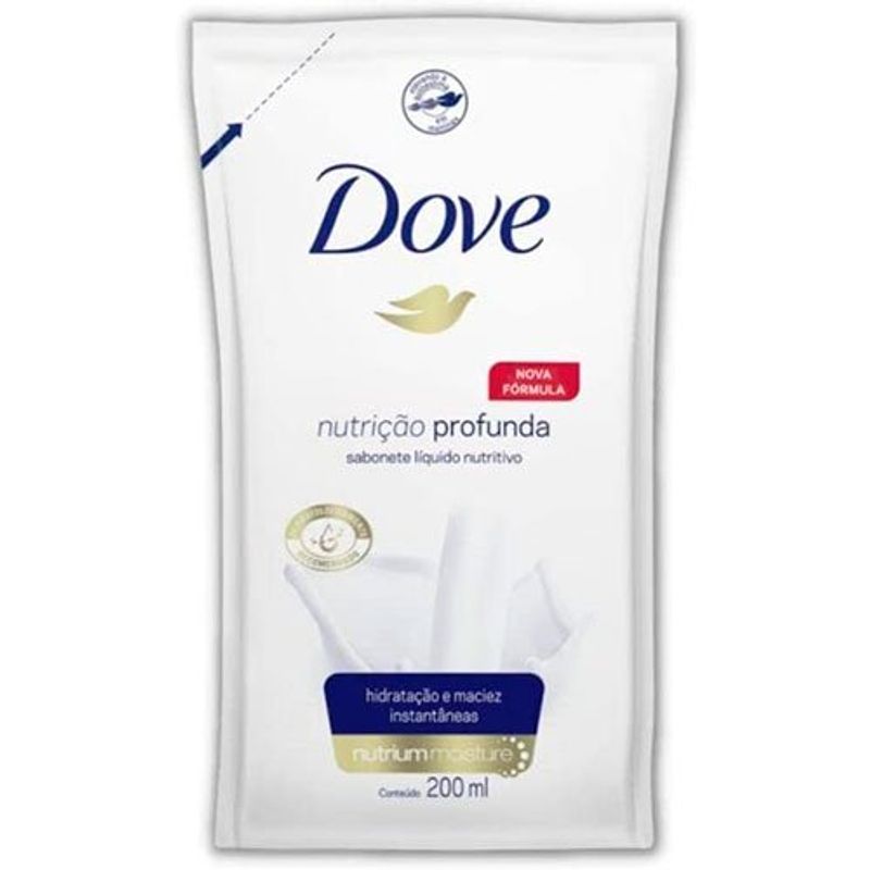 sabonete líquido dove nutrição profunda 200ml