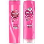 kit shampoo 325ml e condicionador 325m seda ceramidas