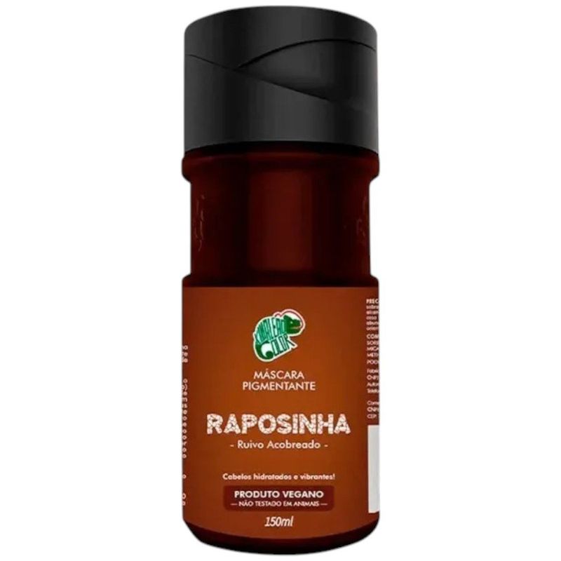 máscara pigmentante kamaleão raposinha 150ml (mp)