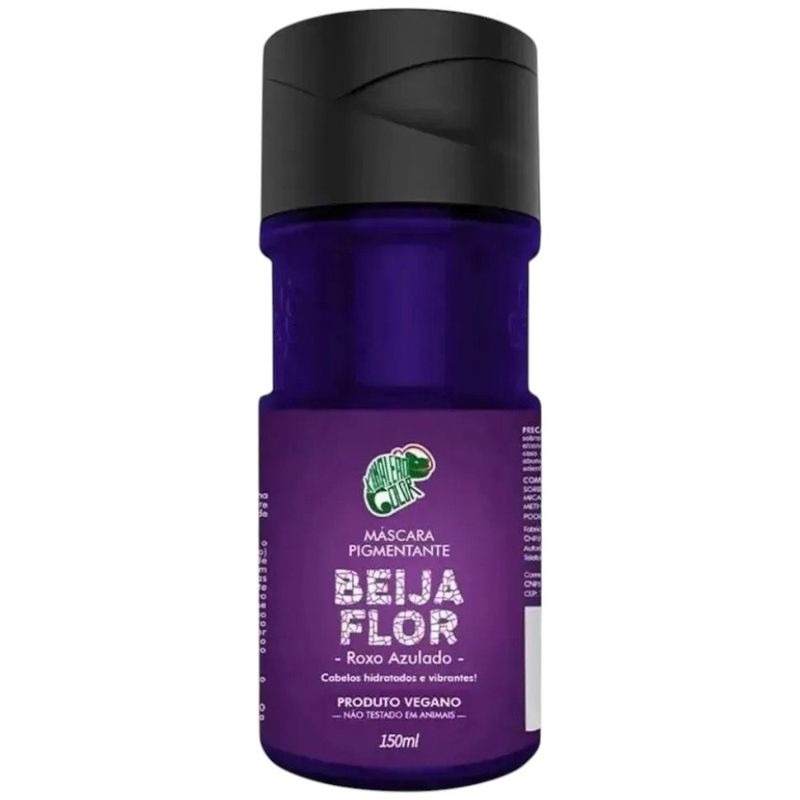 máscara pigmentante kamaleão beija flor 150ml (mp)