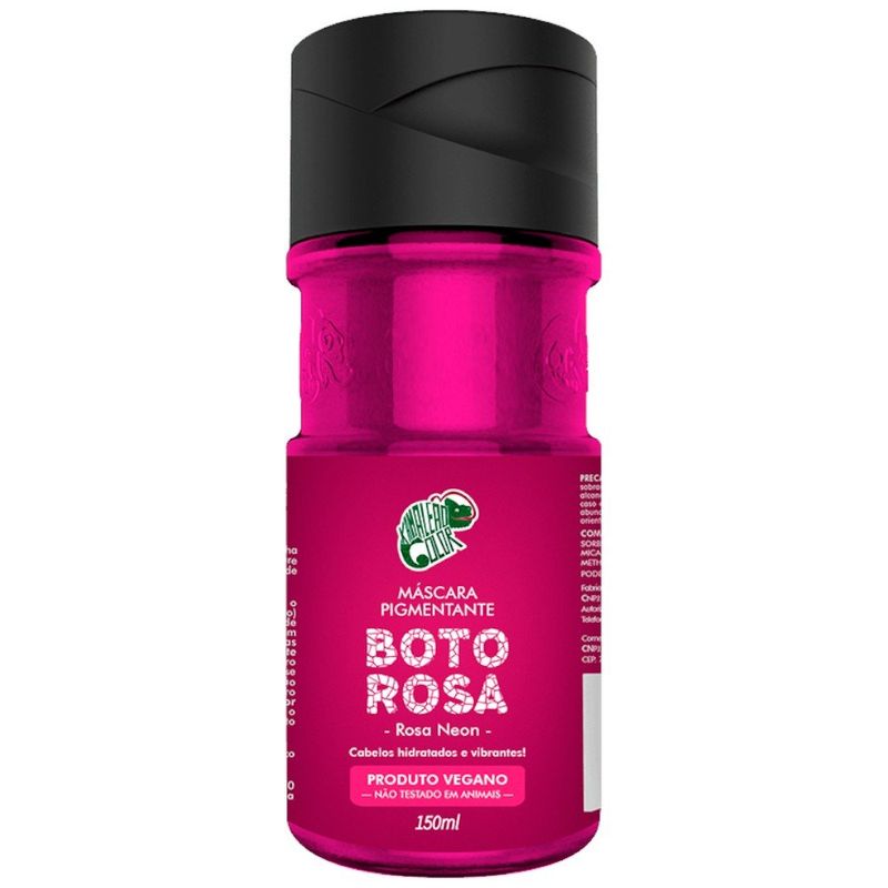 máscara pigmentante kamaleão boto rosa 150ml (mp)