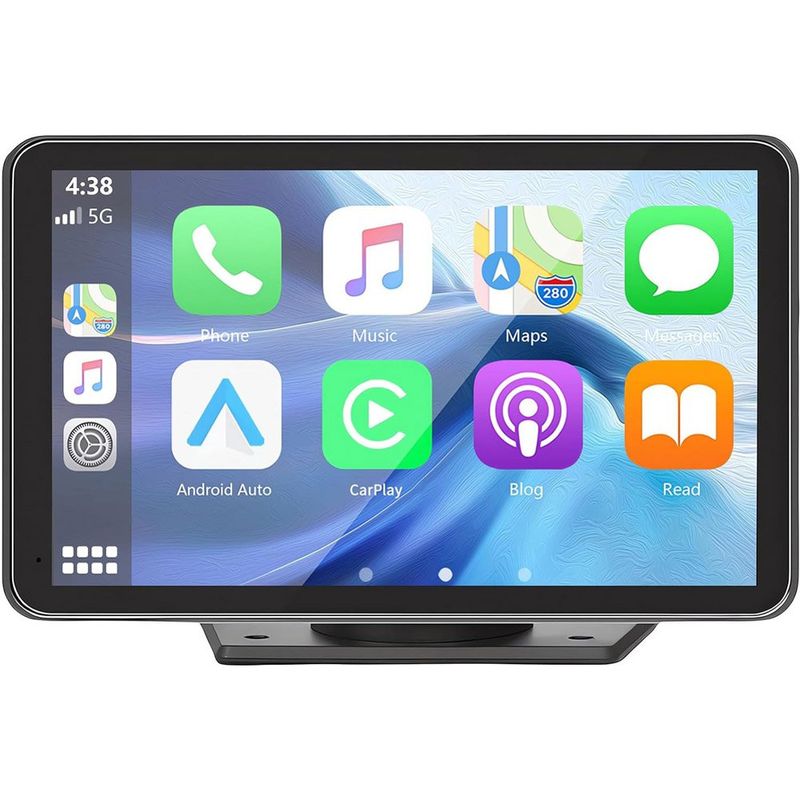 som automotivo com apple carplay sem fio gegaibe preto a-bi