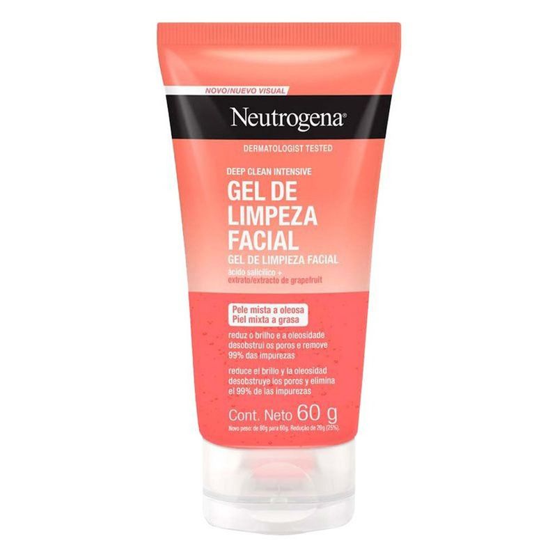 sabonete facial neutrogena deep clean 60g