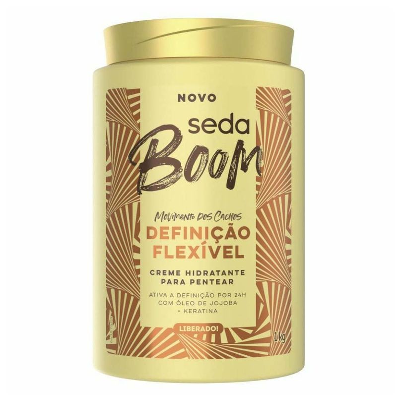 creme para pentear seda boom definição flexível 1kg