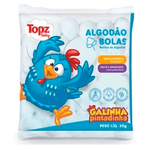 algodão bolas tops baby galinha pintadinha