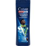 shampoo anticaspa clear men hidratação campeã 400ml