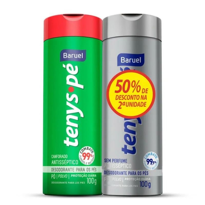 tenys pé baruel pó canf+s/perf 2x100g