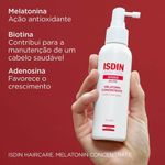 loção antiqueda isdin haircare melatonin concentrate spray 100ml