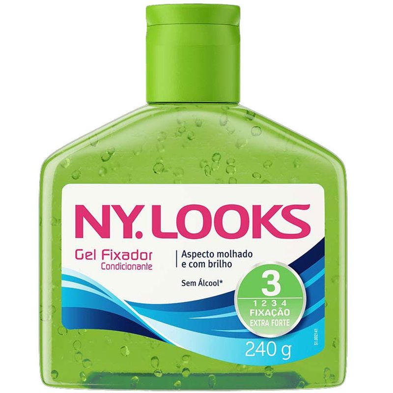 gel fixador nylooks 3 extra forte 240g