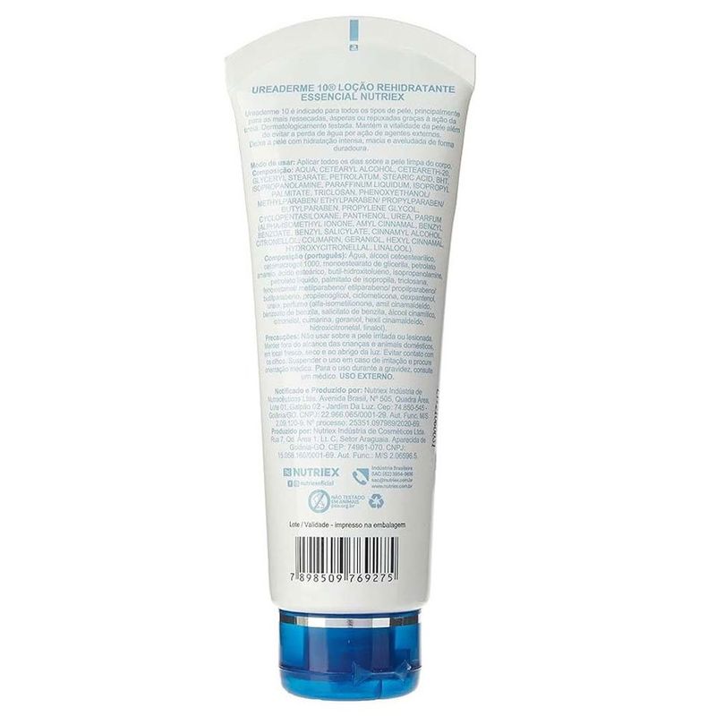 loção rehidratante ureaderme ureia 10% 120ml