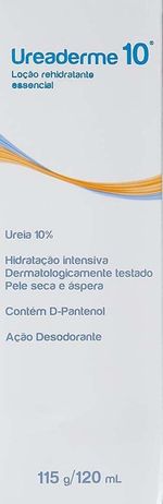 loção rehidratante ureaderme ureia 10% 120ml