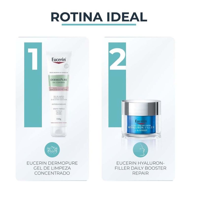 gel facial eucerin hyaluron-filler + 3x effect 50ml
