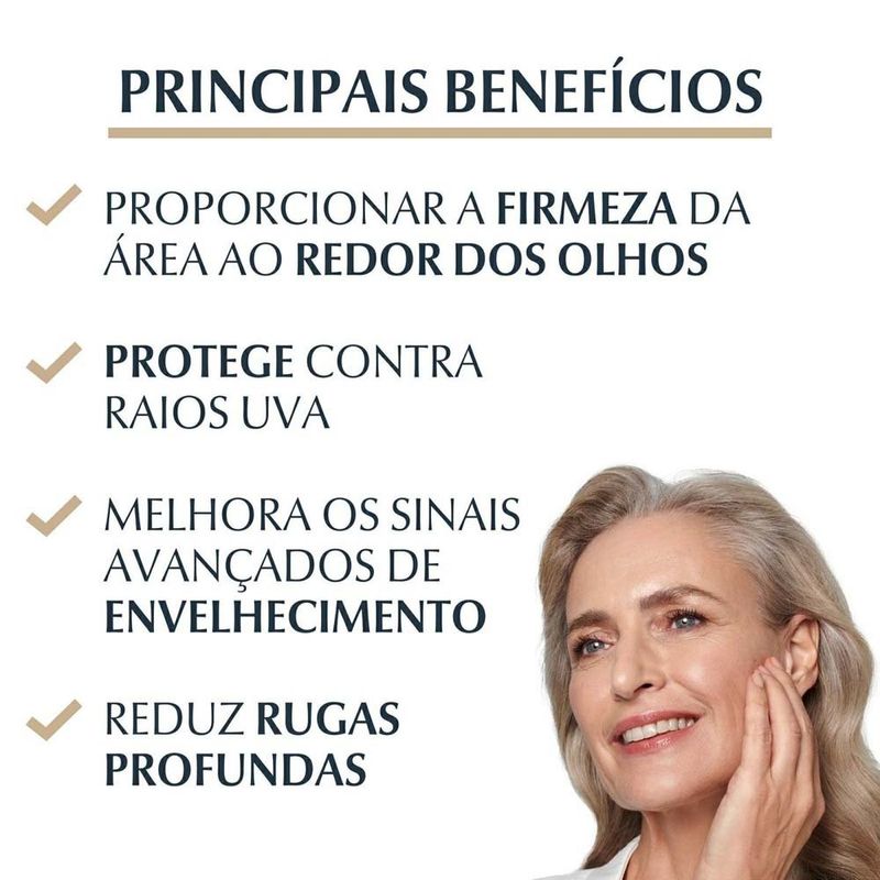 creme anti-idade eucerin hyaluron-filler elasticity contorno dos olhos fps20 15ml