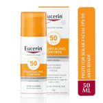 protetor solar facial eucerin sun fps50 anti-idade 50ml