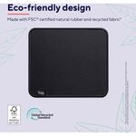 mousepad trust boye ecológico 21x25cm preto 24743