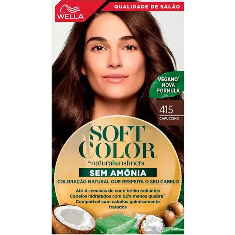 tintura para cabelo soft color 415 cappuccino