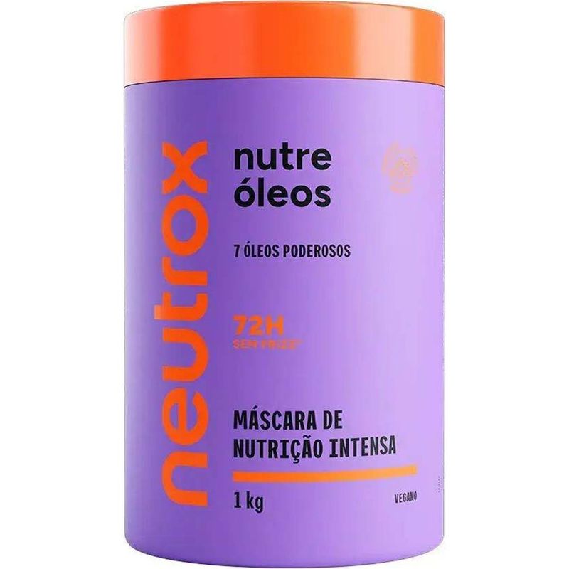 cremes de tratamento neutrox nutre óleos 1kg