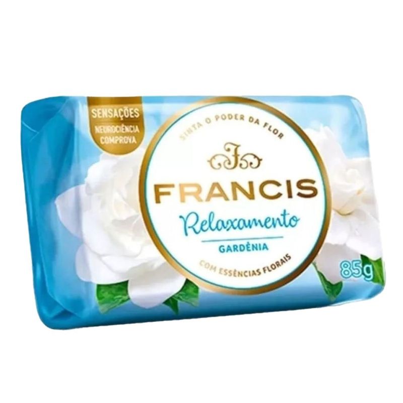 sabonete em barra francis gardênia azul 85g