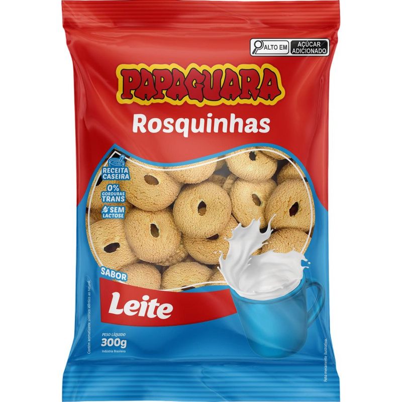 rosquinha de leite papaguara 300g