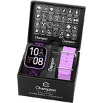 smartwatch champion ch50033n roxo