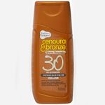 protetor solar cenoura & bronze com cor fps 30 110ml