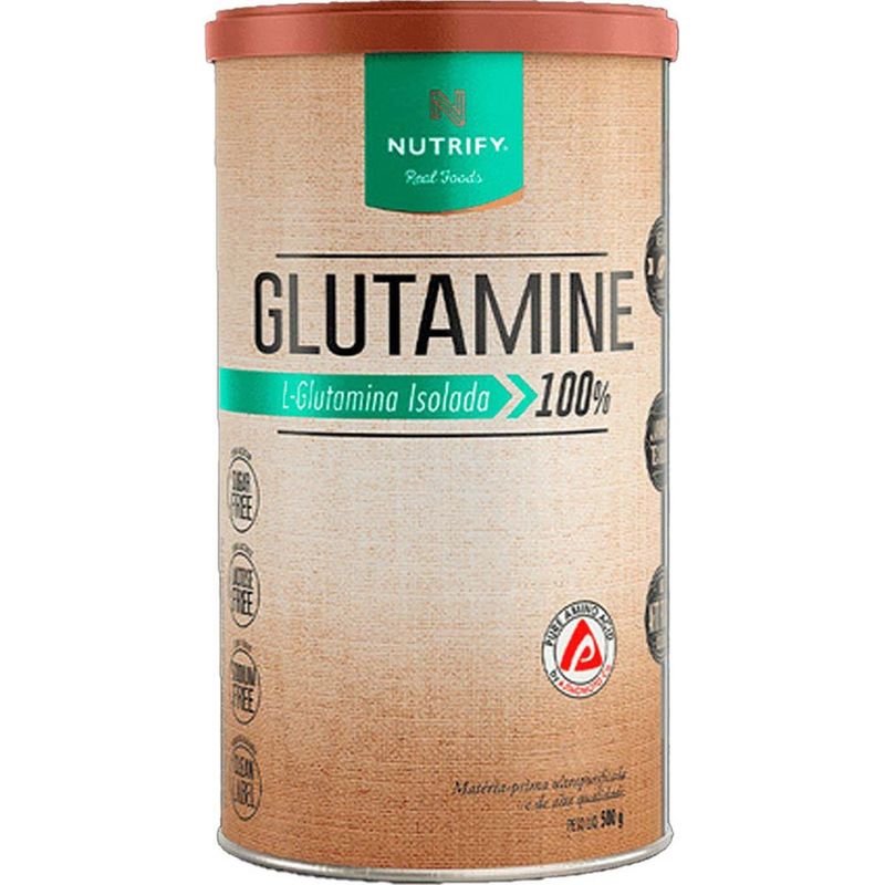 glutamine nutrify l-glutamina isolada 500g