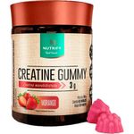 creatine gummy nutrify creatina monohidratada sabor morango 60 unidades