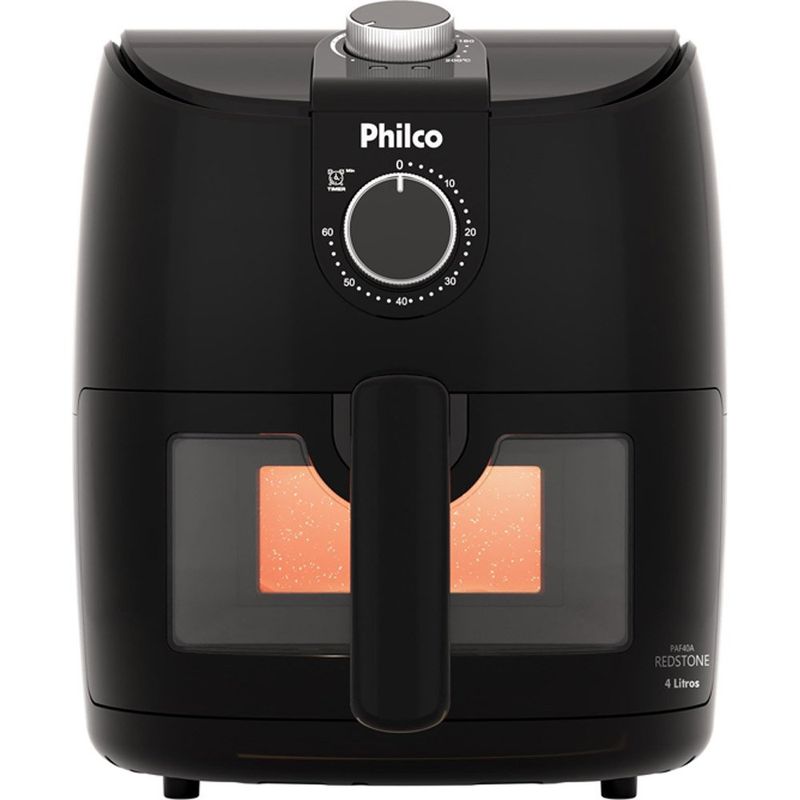 fritadeira philco air fryer 4 litros paf40a redstone 1500w preto