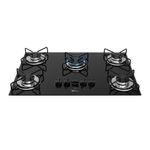 cooktop 5 bocas fischer a gás fit line trempe