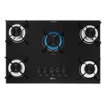 cooktop 5 bocas fischer a gás fit line trempe