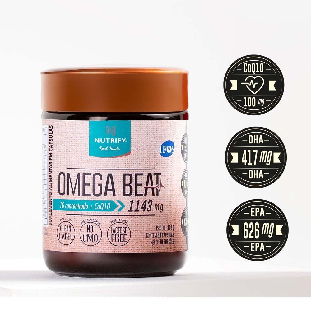 Ômega Beat Nutrify 60 Cápsulas | Bemol