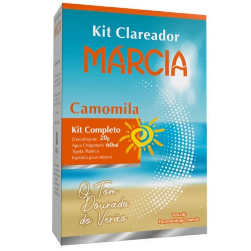 kit clareador márcia camomila