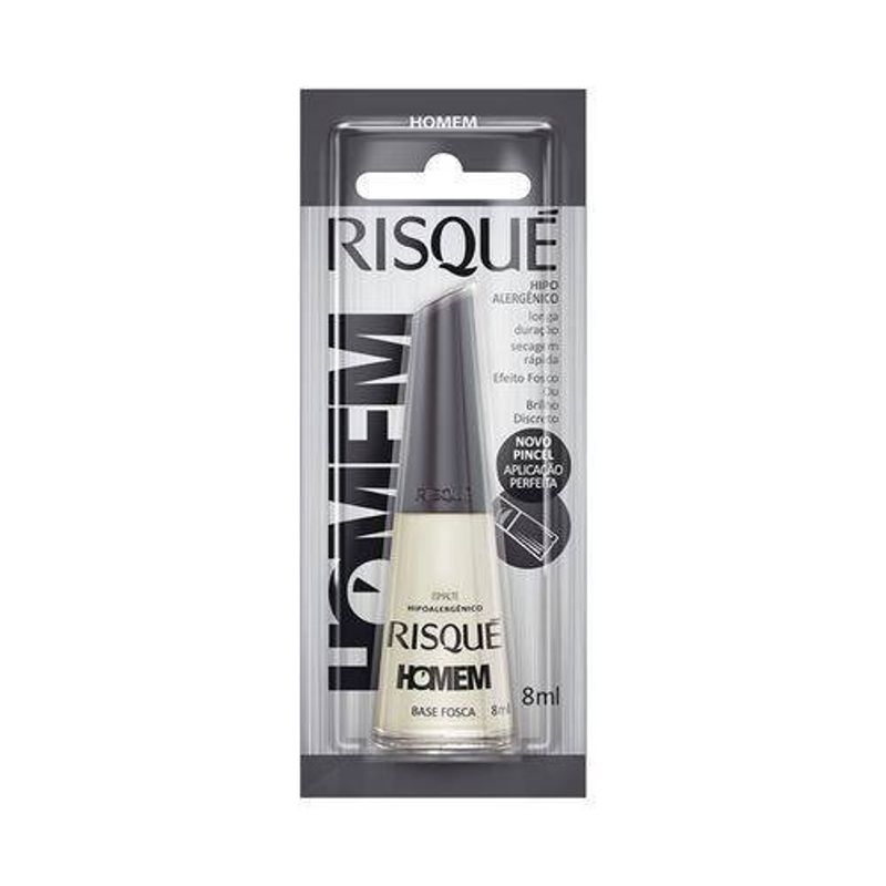 esmalte risqué base homem fosca 8ml