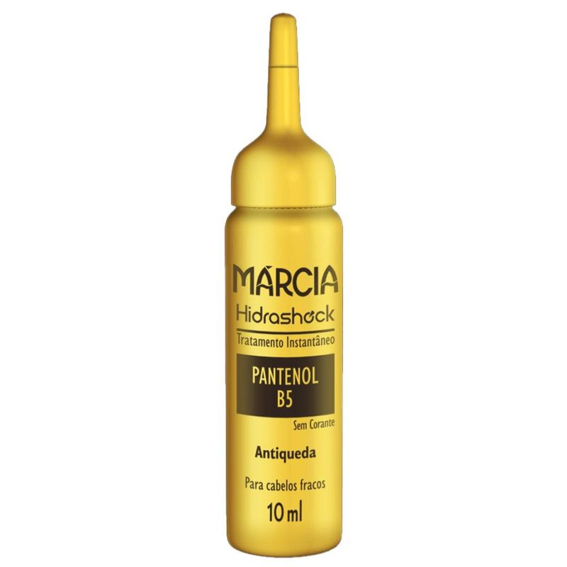 ampola hidrashock márcia cosméticos pantenol b5 10ml