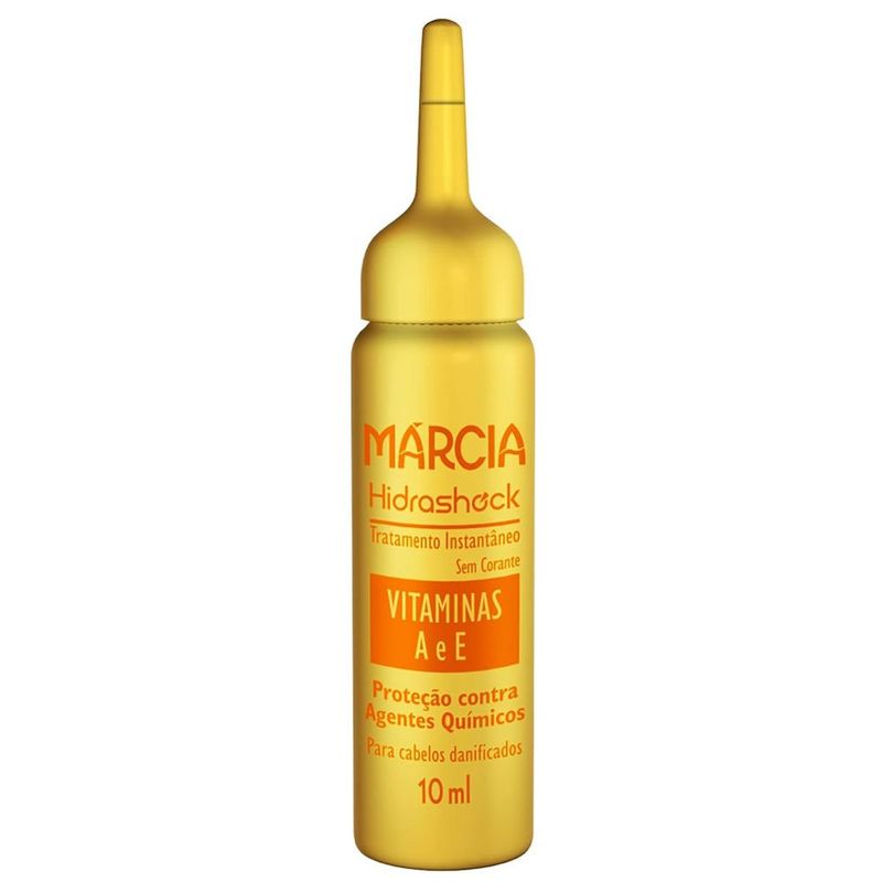 ampola hidrashock márcia cosméticos vitamina a e e 10ml