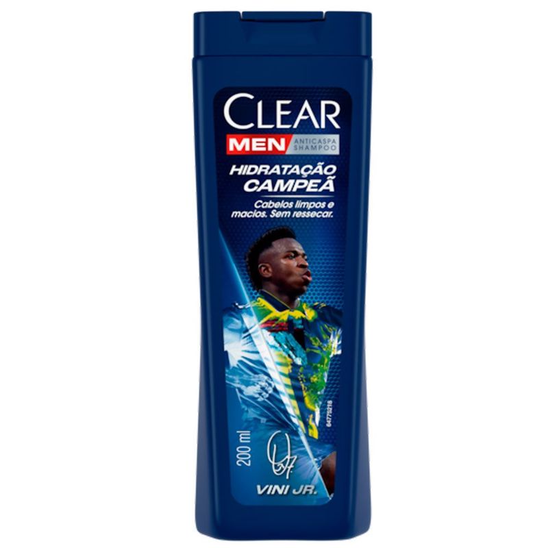 shampoo clear men hidratação campeã 200ml