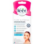 folha depilatória facial veet pure & fresh 16 unidades