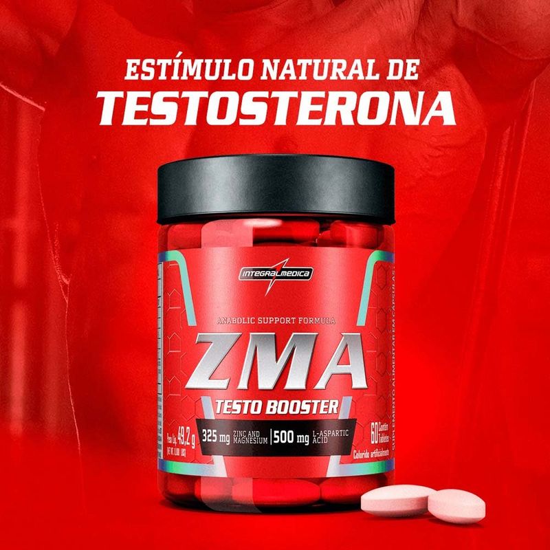 zma testo booster integralmédica 60 cápsulas
